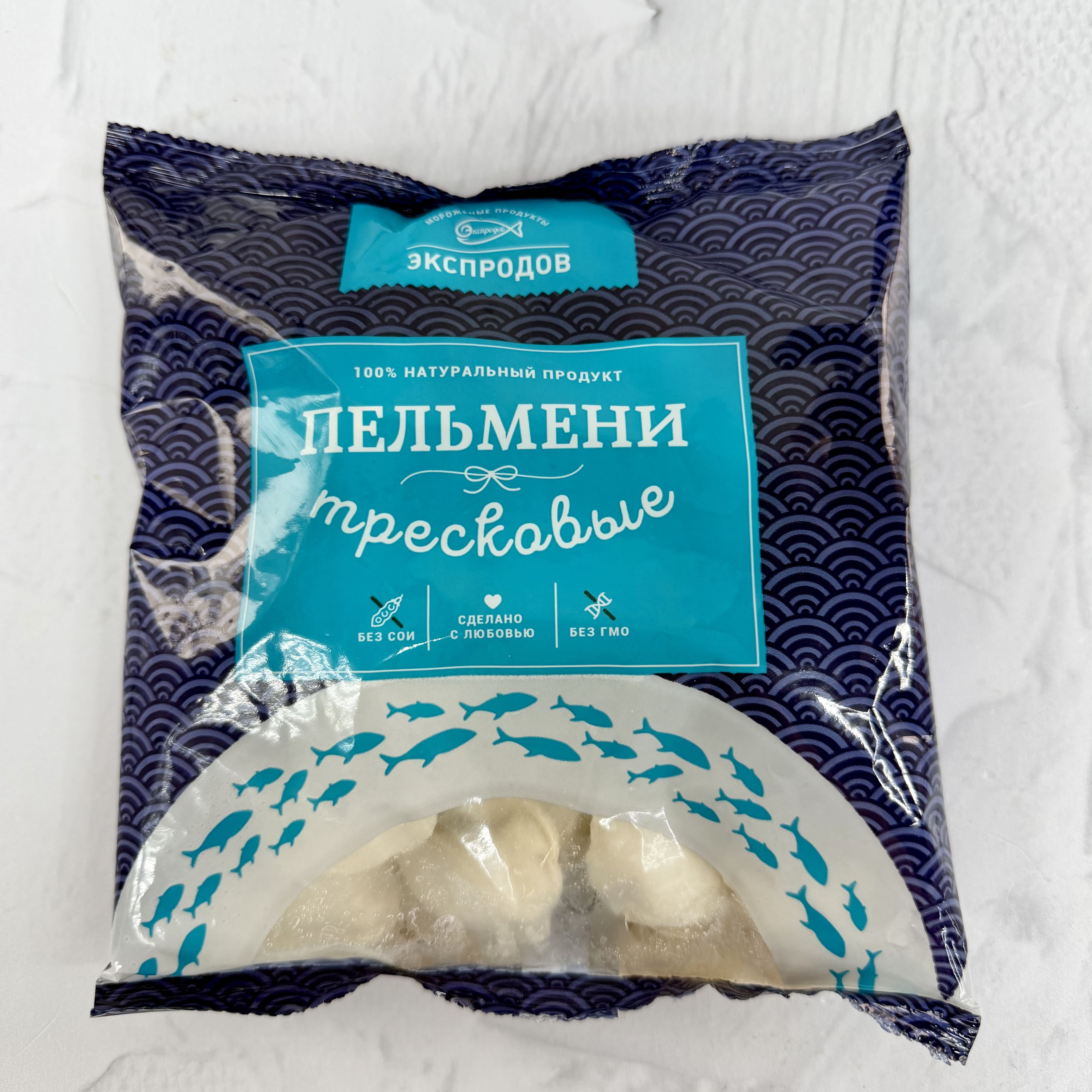 Пельмени тресковые, 500 грамм